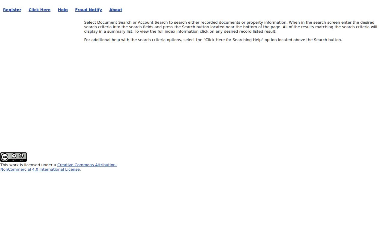 Iron County Recorder EagleWeb document index and image access information